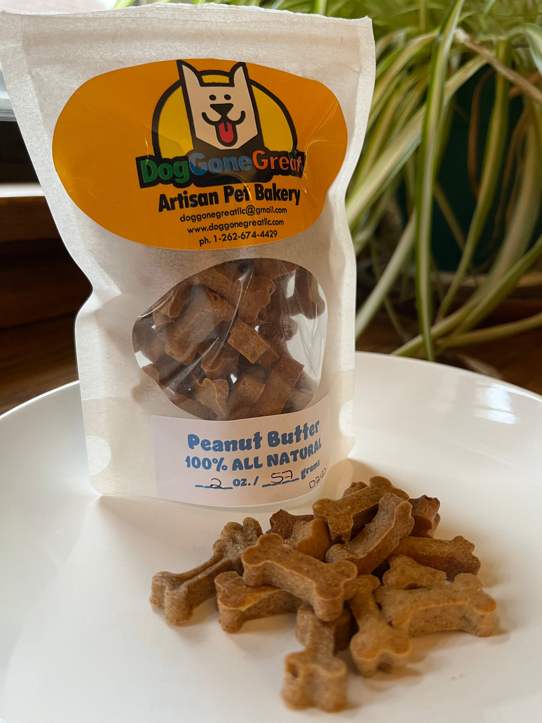 Peanut Butter Treats - Mini Bones